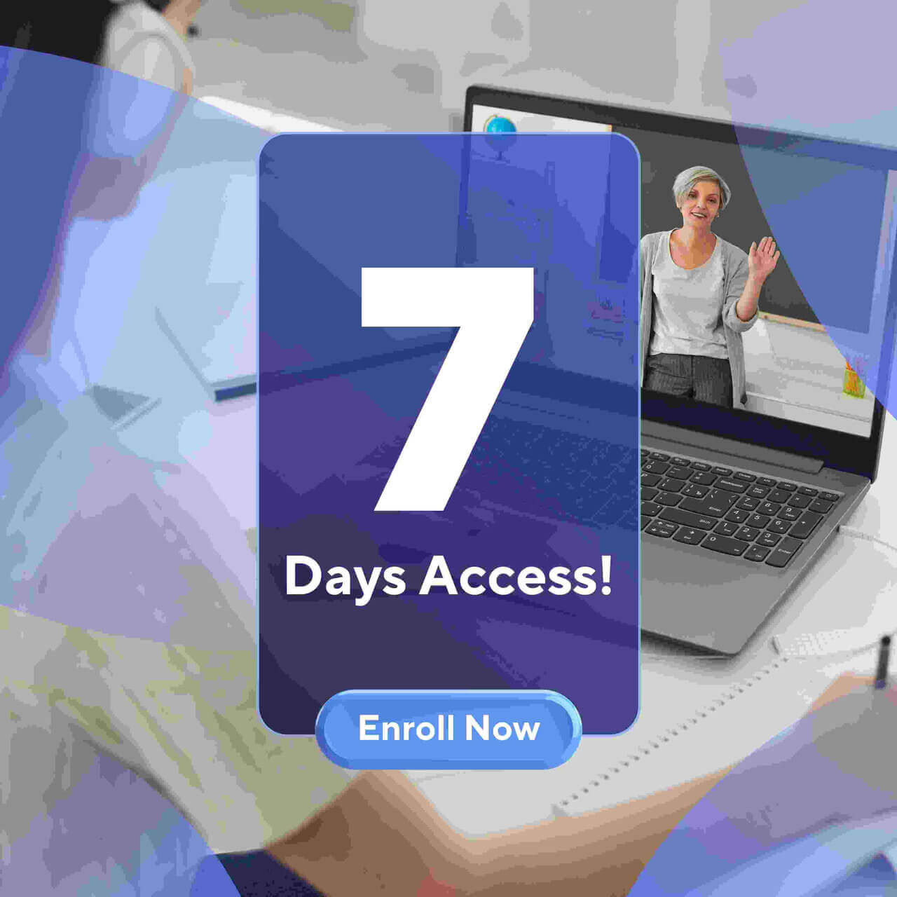 All access for 7 days (only for comptia Fundamental)